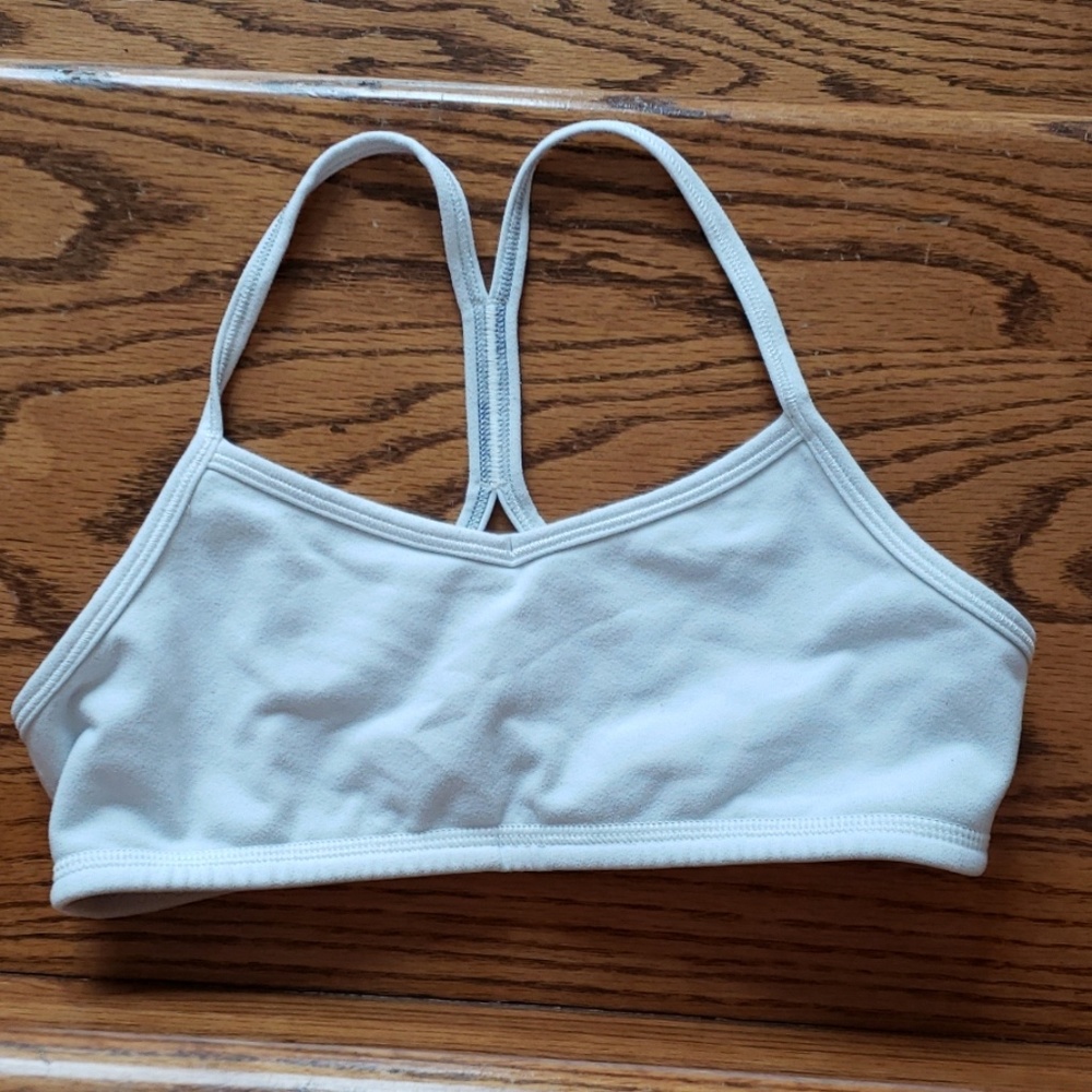 Ivivva size 12 girls white sports bra